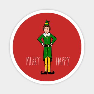 Merry Happy! Magnet